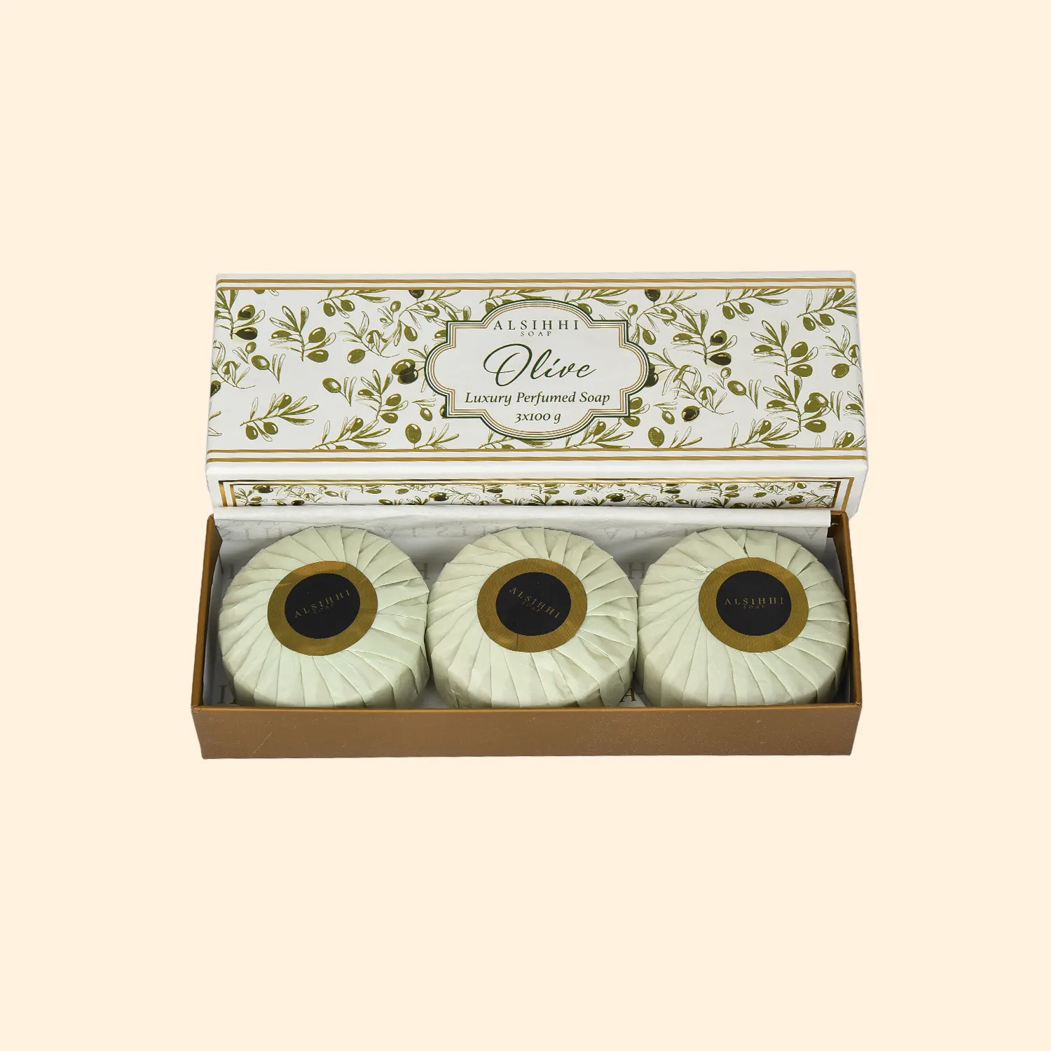 3x100gصابونة زيت الزيتون